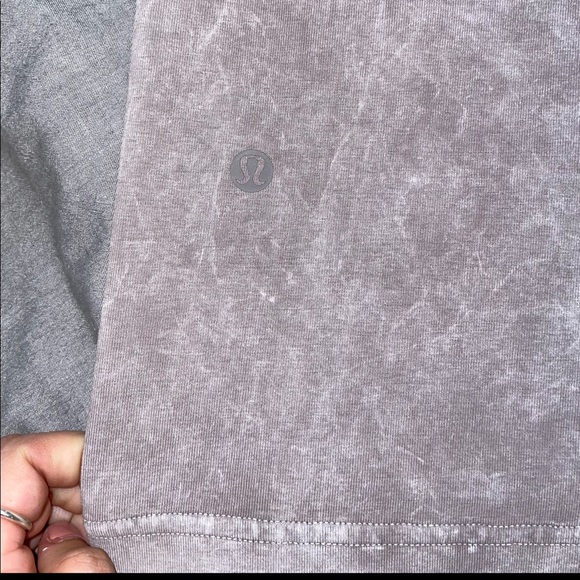 Pristine Lululemon Purple Stonewash Wide Leg Capris - Picture 3 of 4